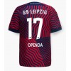 RB Leipzig Lois Openda #17 Bortatröja 2023-24 Korta ärmar